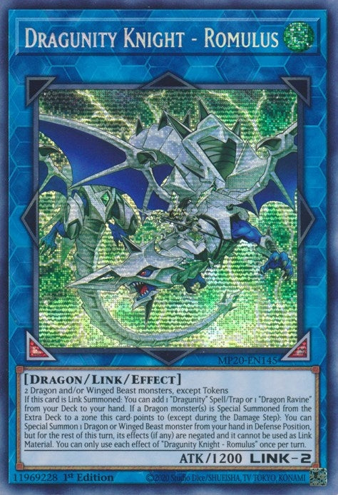 Image for Dragunity Knight - Romulus (2020 Tin of Lost Memories) (MP20-EN145) - YuGiOh