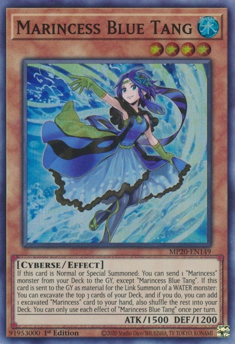 Image for Marincess Blue Tang (2020 Tin of Lost Memories) (MP20-EN149) - YuGiOh