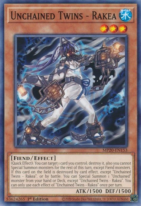 Image for Unchained Twins - Rakea (2020 Tin of Lost Memories) (MP20-EN153) - YuGiOh