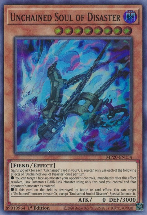 Image for Unchained Soul of Disaster (2020 Tin of Lost Memories) (MP20-EN154) - YuGiOh
