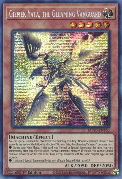 Image for Gizmek Yata, the Gleaming Vanguard (2020 Tin of Lost Memories) (MP20-EN163) - YuGiOh
