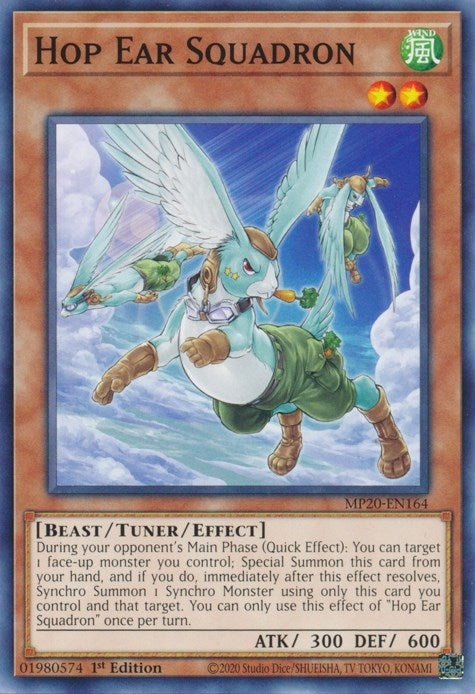 Image for Hop Ear Squadron (2020 Tin of Lost Memories) (MP20-EN164) - YuGiOh