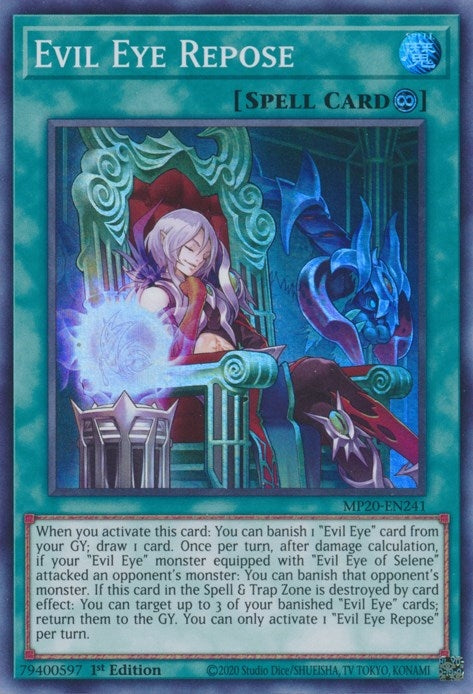 Image for Evil Eye Repose (2020 Tin of Lost Memories) (MP20-EN241) - YuGiOh
