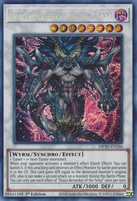 Image for Draco Berserker of the Tenyi (2020 Tin of Lost Memories) (MP20-EN166) - YuGiOh