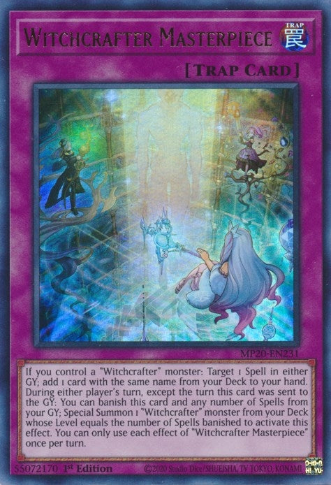 Image for Witchcrafter Masterpiece (2020 Tin of Lost Memories) (MP20-EN231) - YuGiOh