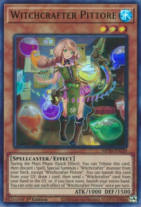 Image for Witchcrafter Pittore (2020 Tin of Lost Memories) (MP20-EN220) - YuGiOh