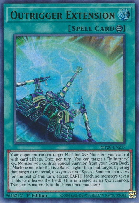 Image for Outrigger Extension (2020 Tin of Lost Memories) (MP20-EN217) - YuGiOh