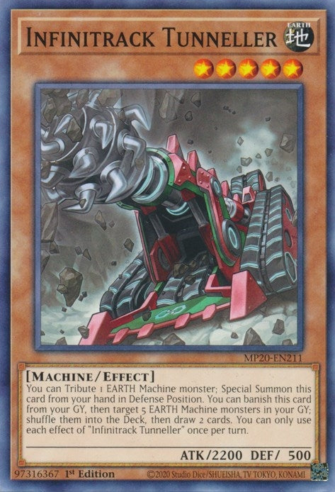 Image for Infinitrack Tunneller (2020 Tin of Lost Memories) (MP20-EN211) - YuGiOh