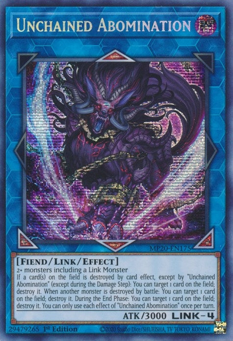 Image for Unchained Abomination (2020 Tin of Lost Memories) (MP20-EN175) - YuGiOh
