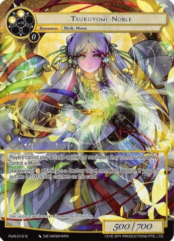 Image for Tsukuyomi Noble (Full Art) (Alice Origin IV: Prologue of Attoractia) (PofA-012) - Force of Will
