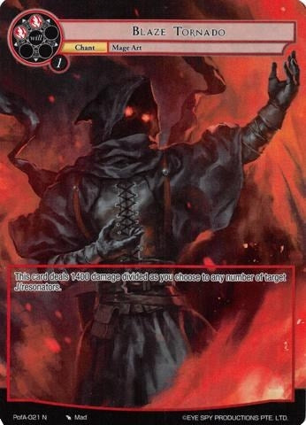 Image for Blaze Tornado (Full Art) (Alice Origin IV: Prologue of Attoractia) (PofA-021) - Force of Will