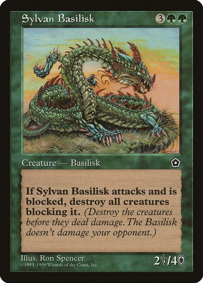 Image for Sylvan Basilisk (Portal Second Age) - Magic: The Gathering