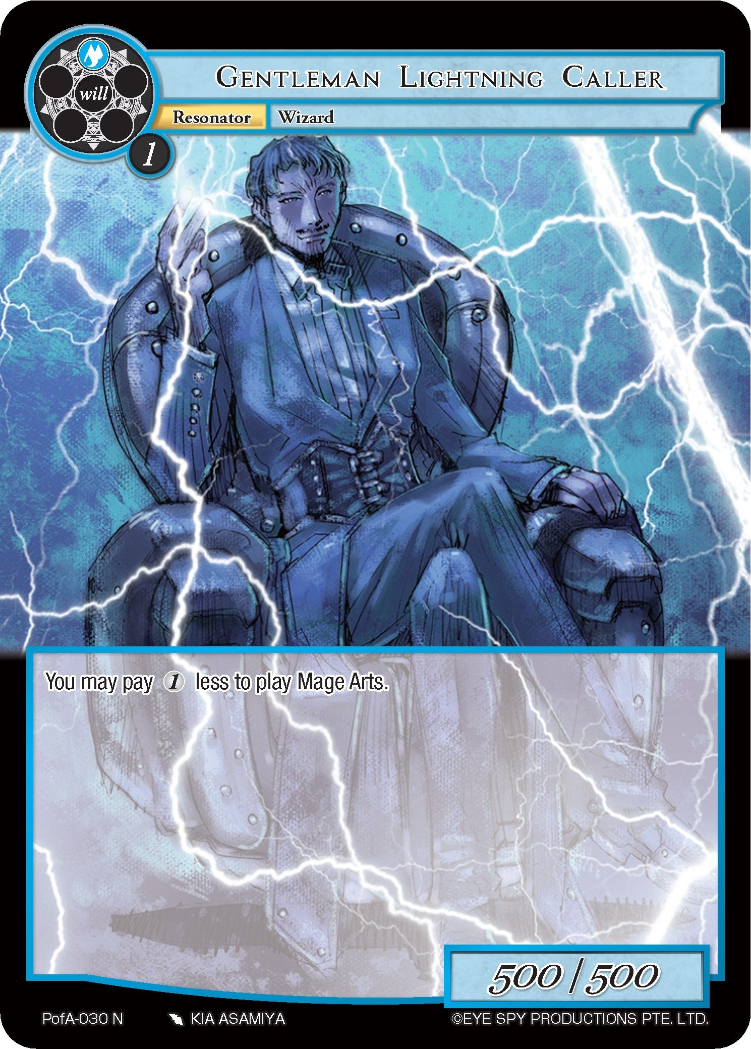 Image for Gentleman Lightning Caller (Alice Origin IV: Prologue of Attoractia) (PofA-030) - Force of Will