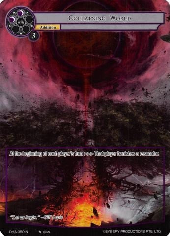 Image for Collapsing World (Full Art) (Alice Origin IV: Prologue of Attoractia) (PofA-050) - Force of Will