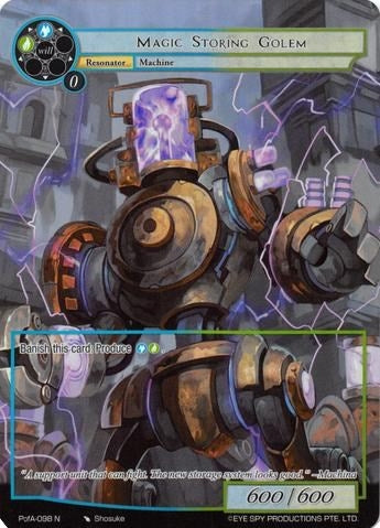 Image for Magic Storing Golem (Full Art) (Alice Origin IV: Prologue of Attoractia) (PofA-098) - Force of Will