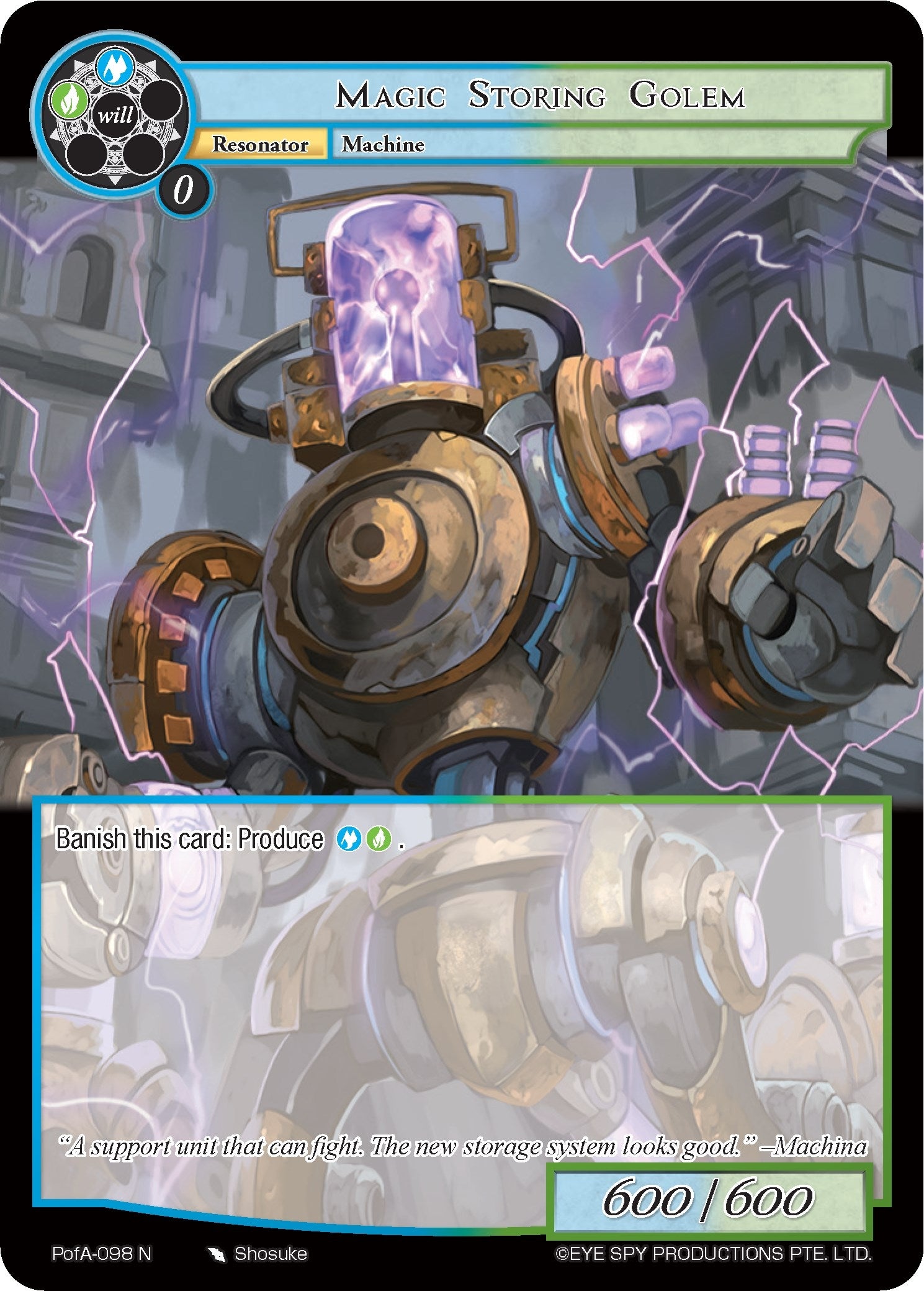 Image for Magic Storing Golem (Alice Origin IV: Prologue of Attoractia) (PofA-098) - Force of Will
