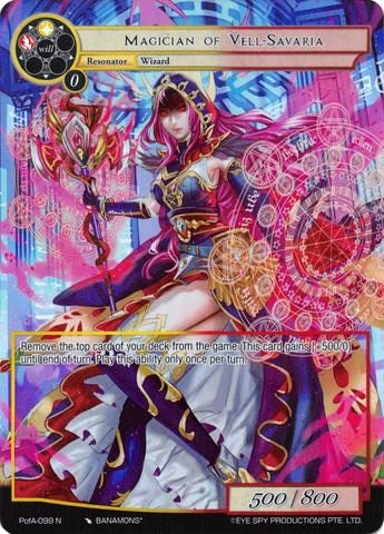 Image for Magician of Vell-Savaria (Full Art) (Alice Origin IV: Prologue of Attoractia) (PofA-099) - Force of Will