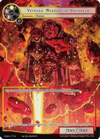 Image for Veteran Warrior of Valhalla (Full Art) (Alice Origin IV: Prologue of Attoractia) (PofA-117) - Force of Will