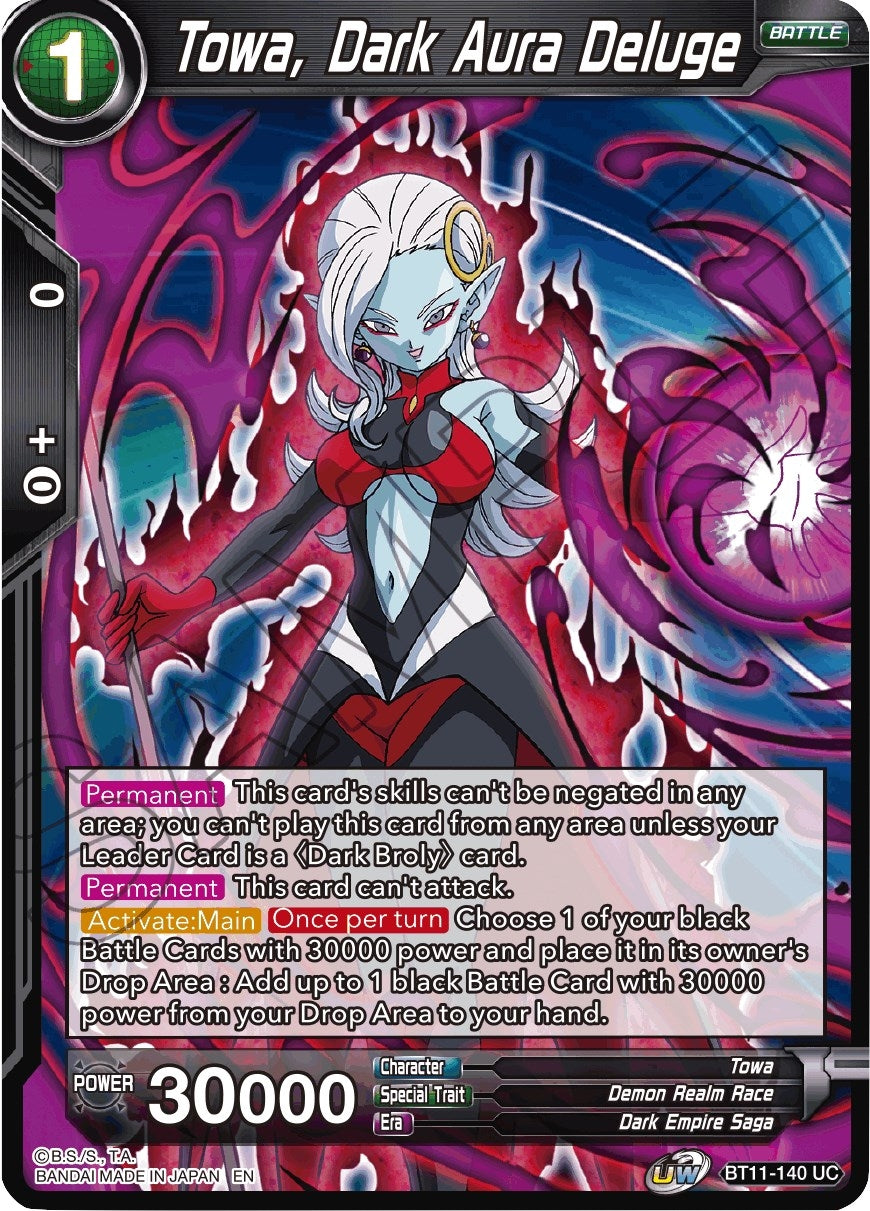 Image for Towa, Dark Aura Deluge (Vermilion Bloodline) (BT11-140) - Dragon Ball Super: Masters