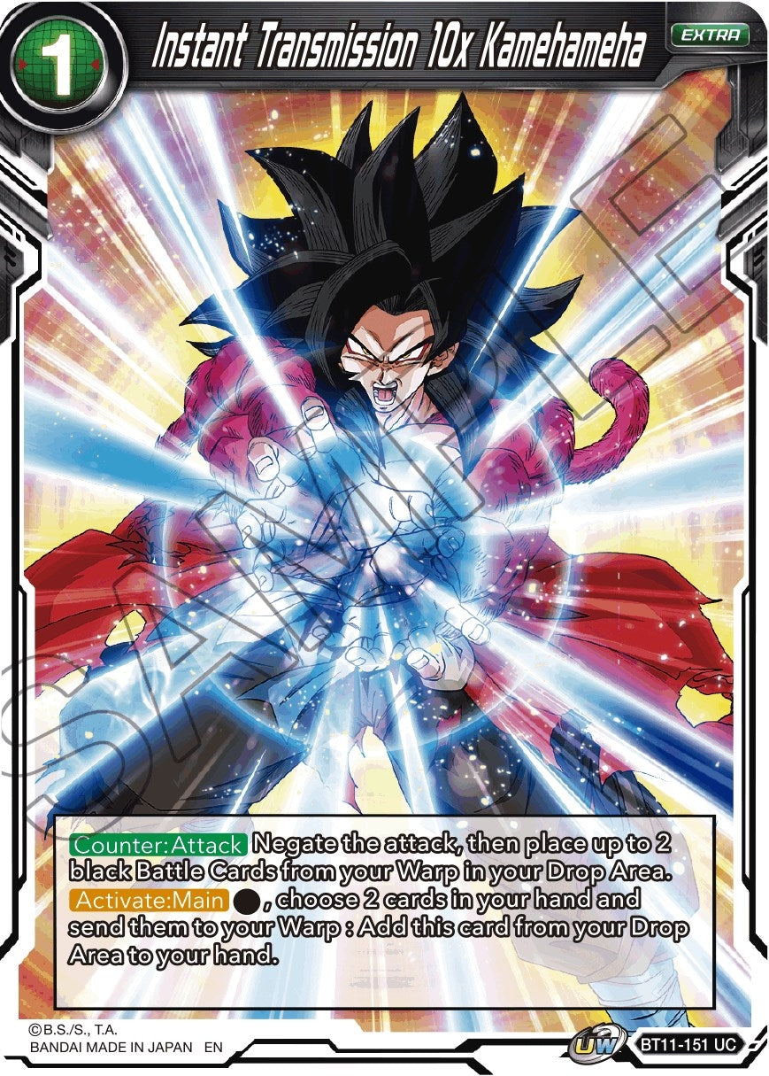 Image for Instant Transmission 10x Kamehameha (Vermilion Bloodline) (BT11-151) - Dragon Ball Super: Masters