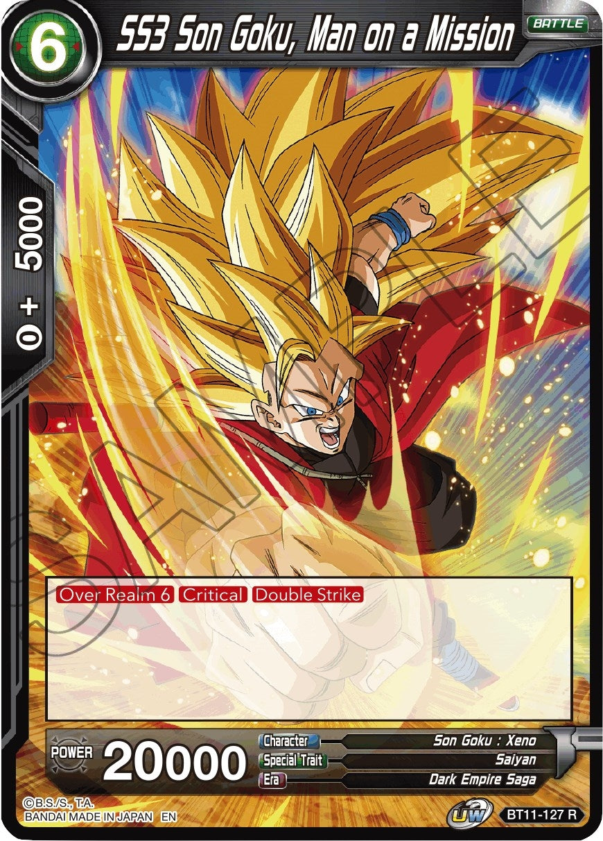 Image for SS3 Son Goku, Man on a Mission (Vermilion Bloodline) (BT11-127) - Dragon Ball Super: Masters