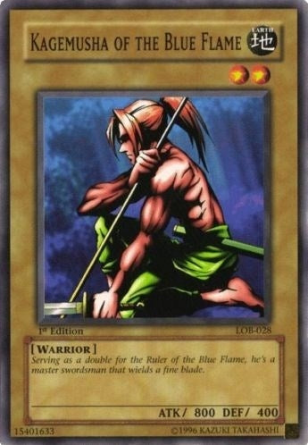 Image for Kagemusha of the Blue Flame (The Legend of Blue Eyes White Dragon) (LOB-028) - YuGiOh