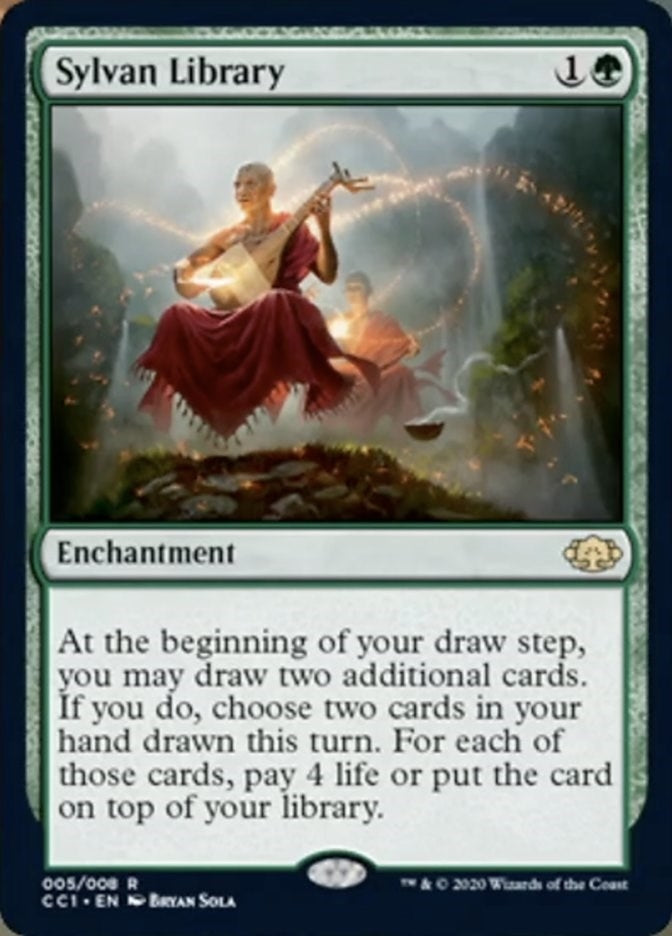 Image for Sylvan Library (Commander Collection: Green) (5) - Magic: The Gathering