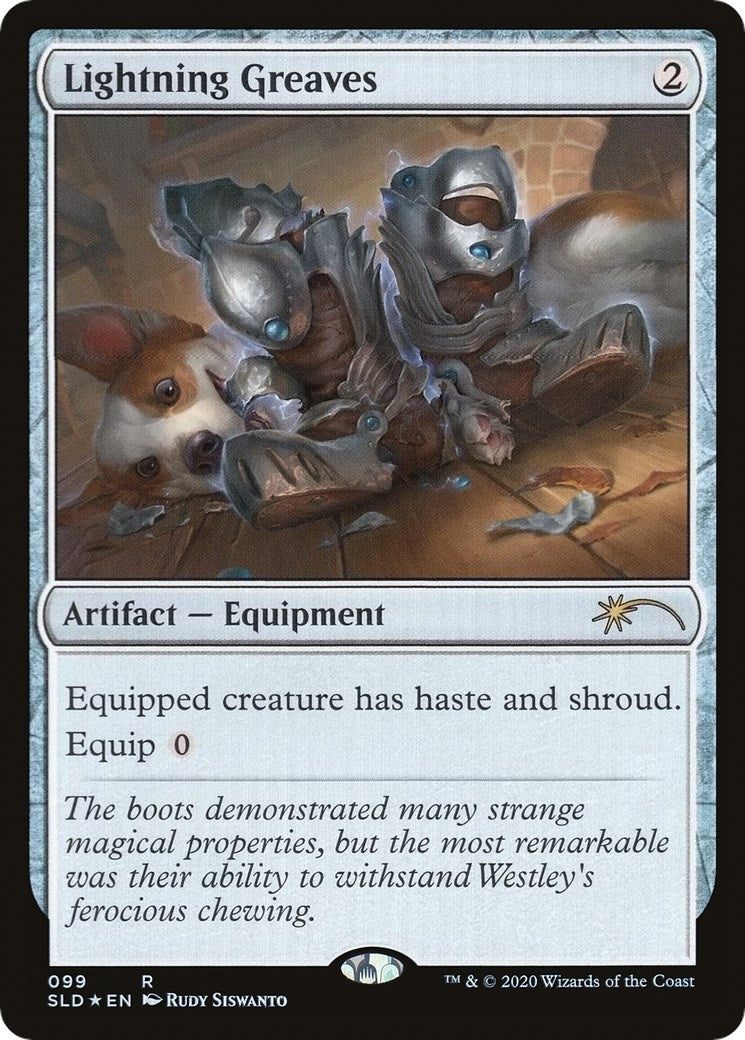 Image for Lightning Greaves (099) (Secret Lair Drop Series) (99) - Magic: The Gathering