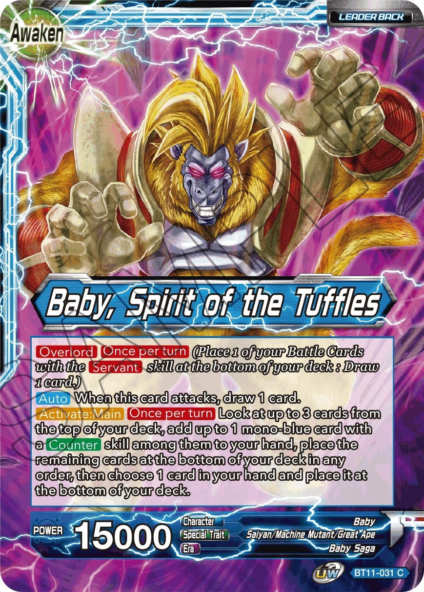 Image for Baby // Baby, Spirit of the Tuffles (Vermilion Bloodline) (BT11-031) - Dragon Ball Super: Masters