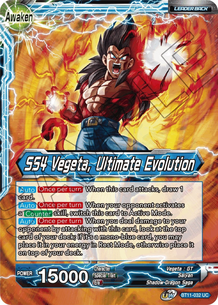 Image for Vegeta // SS4 Vegeta, Ultimate Evolution (Vermilion Bloodline) (BT11-032) - Dragon Ball Super: Masters
