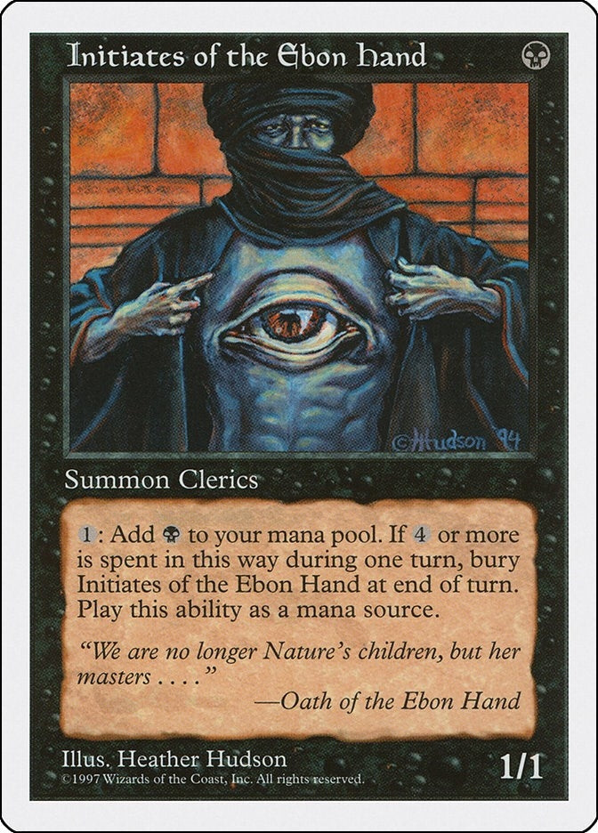 Image for Initiates of the Ebon Hand (Fifth Edition) - Magic: The Gathering