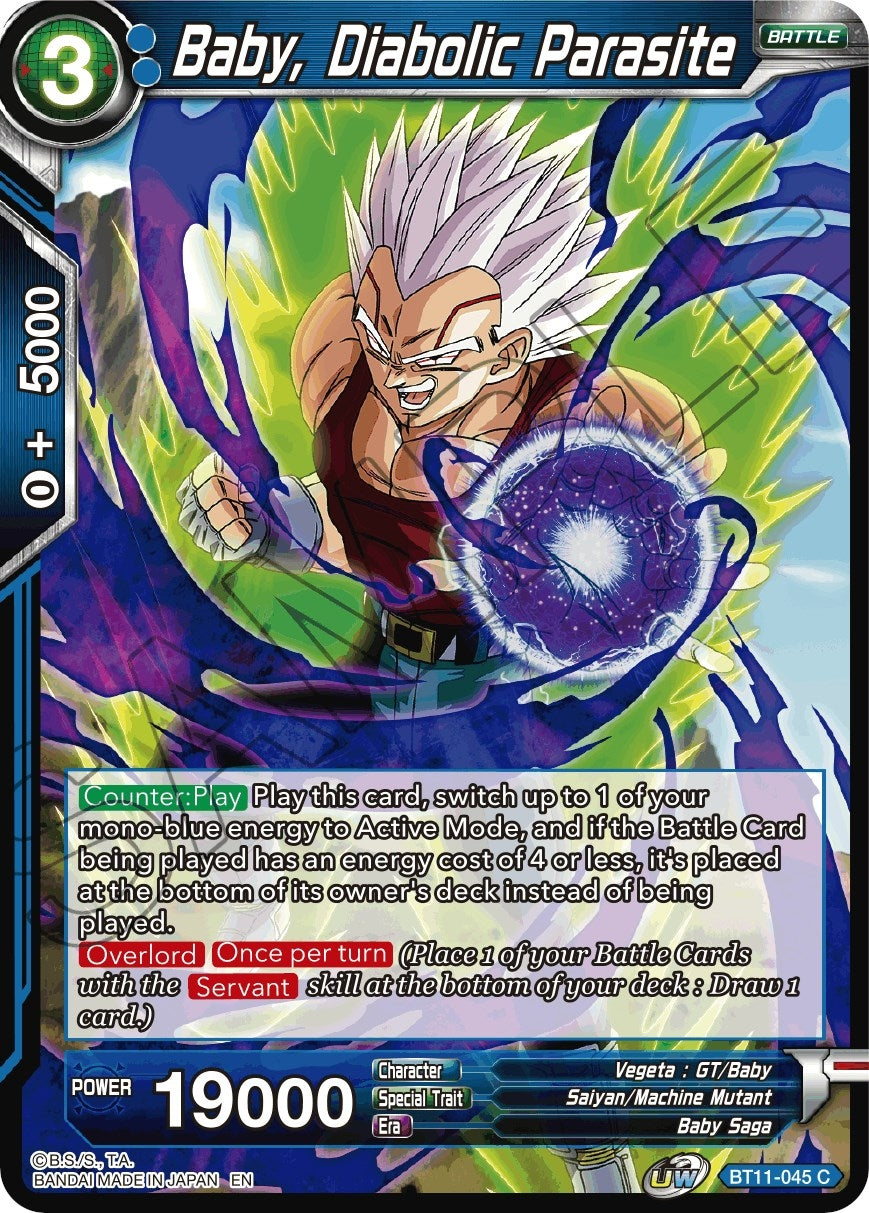 Image for Baby, Diabolic Parasite (Vermilion Bloodline) (BT11-045) - Dragon Ball Super: Masters