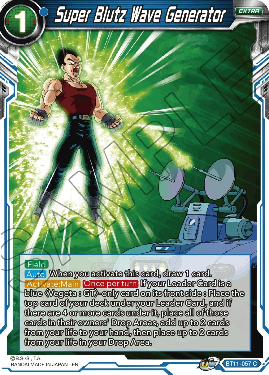 Image for Super Blutz Wave Generator (Vermilion Bloodline) (BT11-057) - Dragon Ball Super: Masters