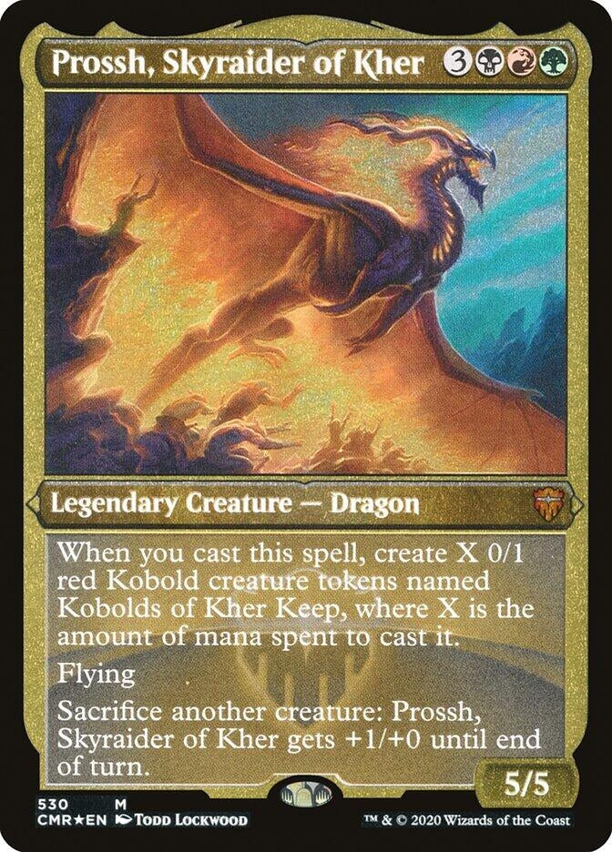 Image for Prossh, Skyraider of Kher (Foil Etched) (Commander Legends) (530) - Magic: The Gathering