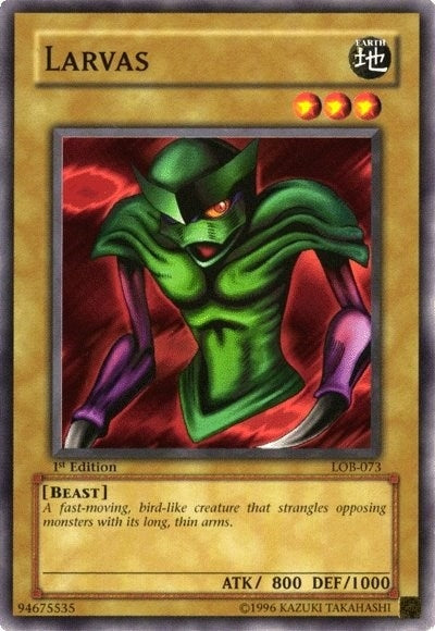 Image for Larvas (The Legend of Blue Eyes White Dragon) (LOB-073) - YuGiOh