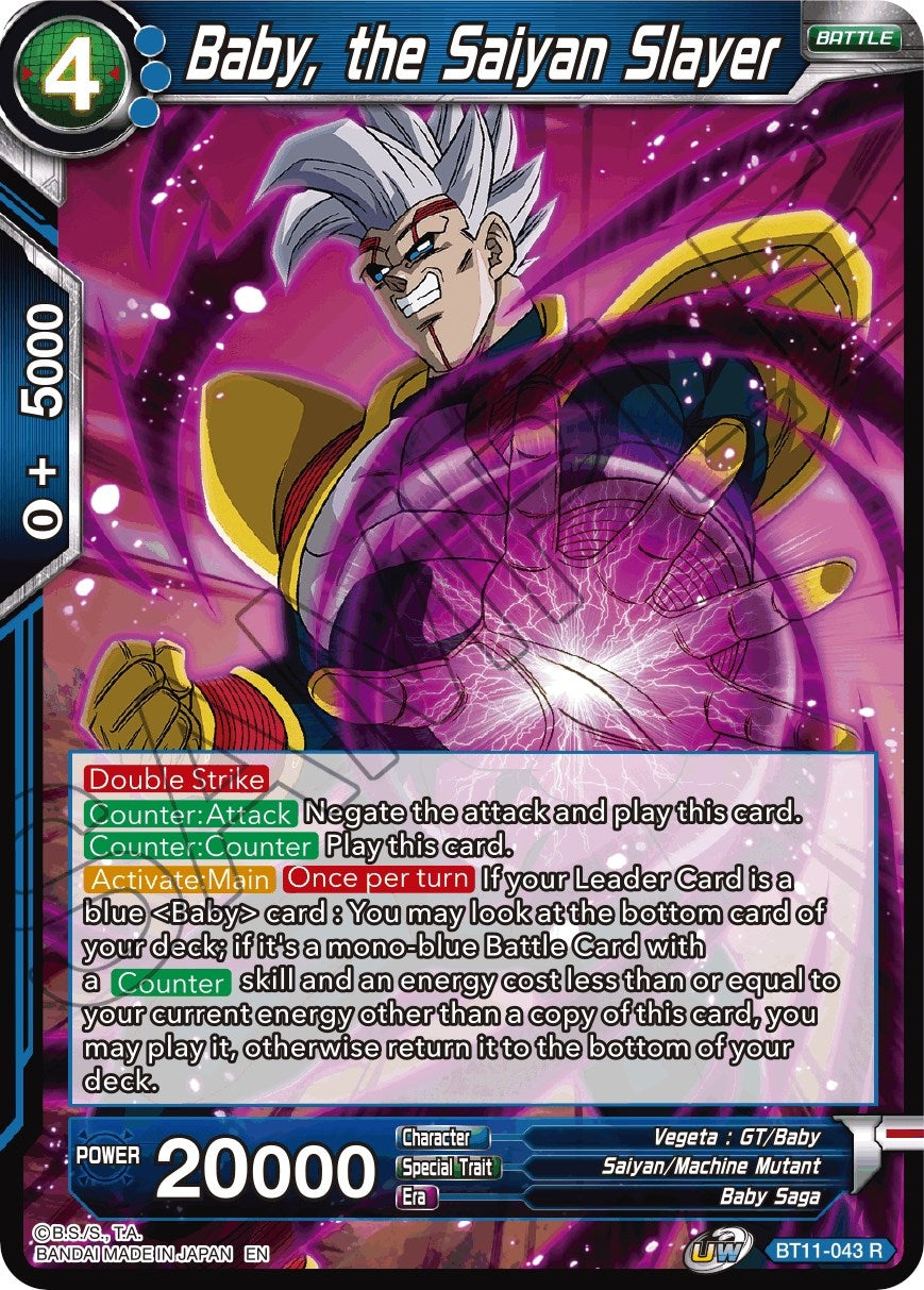 Image for Baby, the Saiyan Slayer (Vermilion Bloodline) (BT11-043) - Dragon Ball Super: Masters