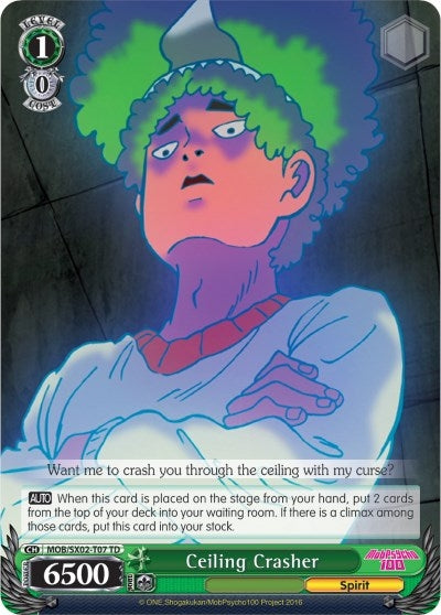Image for Ceiling Crasher (Mob Psycho 100) (MOB/SX02-T07 TD) - Weiss Schwarz