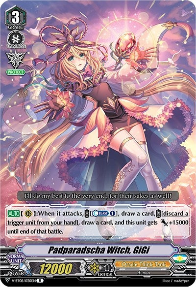 Image for Padparadscha Witch, GiGi (V-BT08: Silverdust Blaze) (V-BT08/030EN R) - Cardfight Vanguard