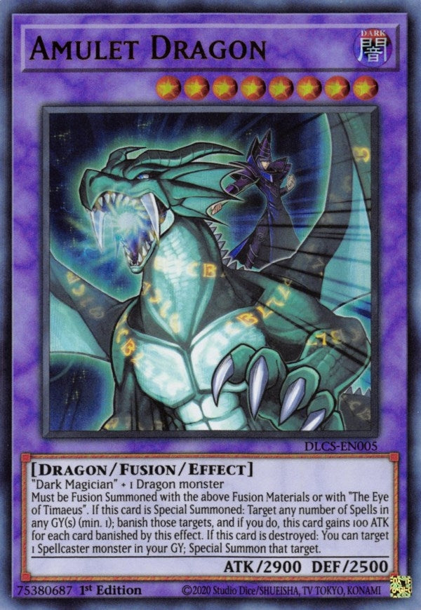 Image for Amulet Dragon (Dragons of Legend: The Complete Series) (DLCS-EN005) - YuGiOh