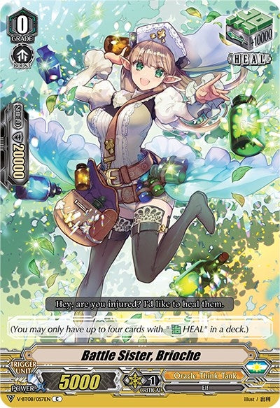 Image for Battle Sister, Brioche (V-BT08: Silverdust Blaze) (V-BT08/057EN C) - Cardfight Vanguard