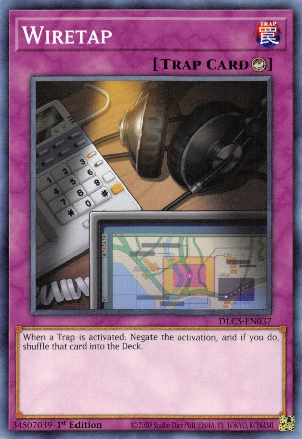 Image for Wiretap (Dragons of Legend: The Complete Series) (DLCS-EN037) - YuGiOh