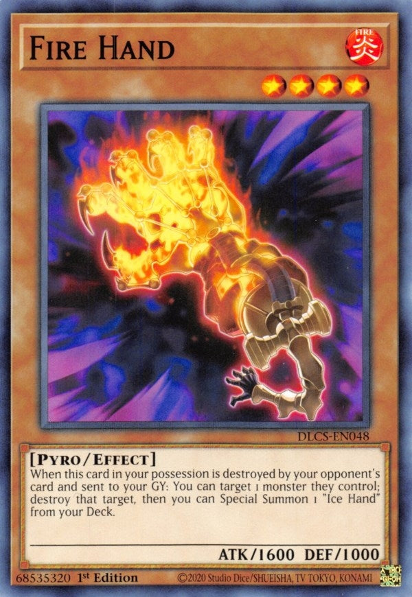 Image for Fire Hand (Dragons of Legend: The Complete Series) (DLCS-EN048) - YuGiOh