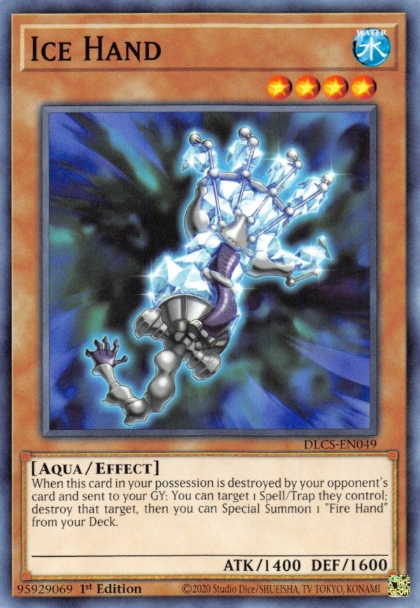 Image for Ice Hand (Dragons of Legend: The Complete Series) (DLCS-EN049) - YuGiOh
