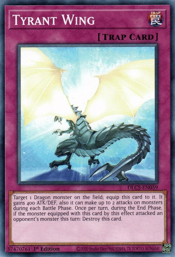 Image for Tyrant Wing (Dragons of Legend: The Complete Series) (DLCS-EN059) - YuGiOh