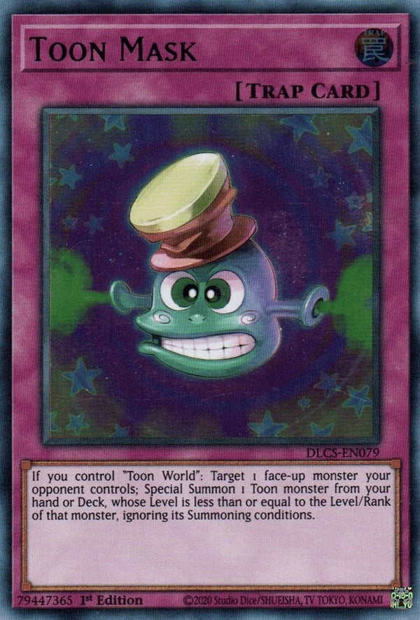 Image for Toon Mask (Dragons of Legend: The Complete Series) (DLCS-EN079) - YuGiOh