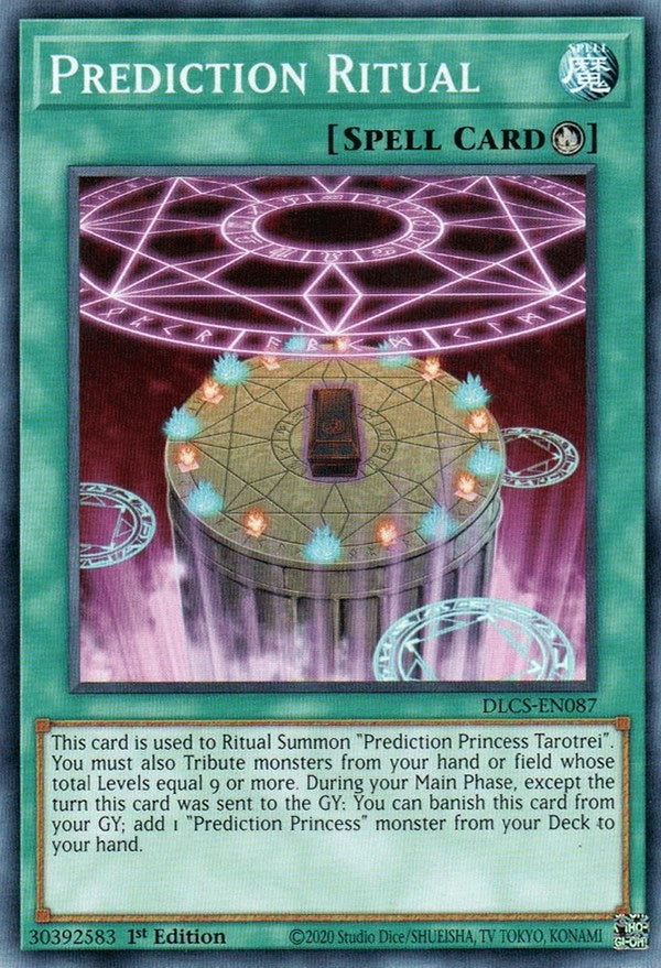 Image for Prediction Ritual (Dragons of Legend: The Complete Series) (DLCS-EN087) - YuGiOh