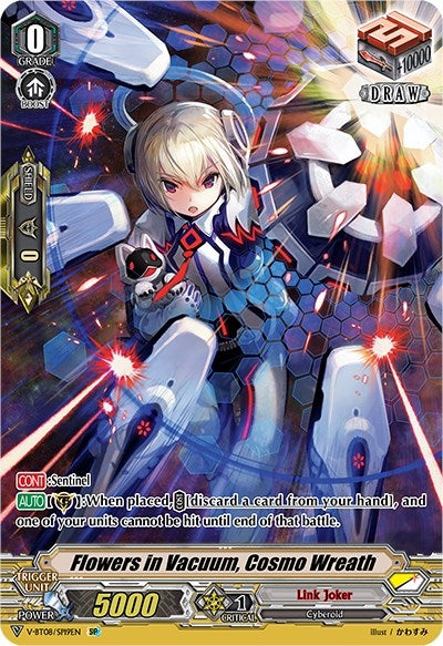 Image for Flowers in Vacuum, Cosmo Wreath (SP) (V-BT08: Silverdust Blaze) (V-BT08/SP19EN SP) - Cardfight Vanguard