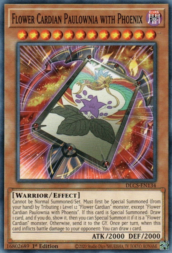 Image for Flower Cardian Paulownia with Phoenix (Dragons of Legend: The Complete Series) (DLCS-EN134) - YuGiOh