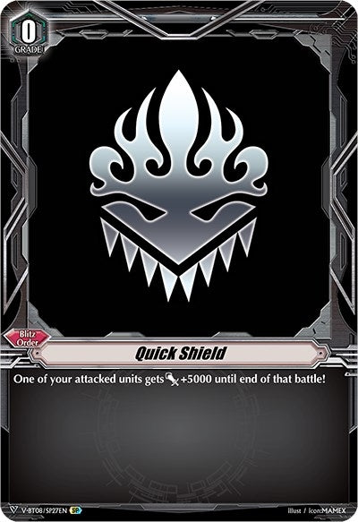 Image for Quick Shield (Kagero) (SP) (V-BT08: Silverdust Blaze) (V-BT08/SP27EN SP) - Cardfight Vanguard
