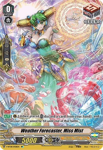 Image for Weather Forecaster, Miss Mist (SP) (V-BT08: Silverdust Blaze) (V-BT08/SP28EN SP) - Cardfight Vanguard